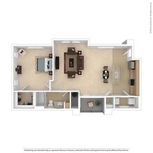 Plan A-2 2058 floor plan